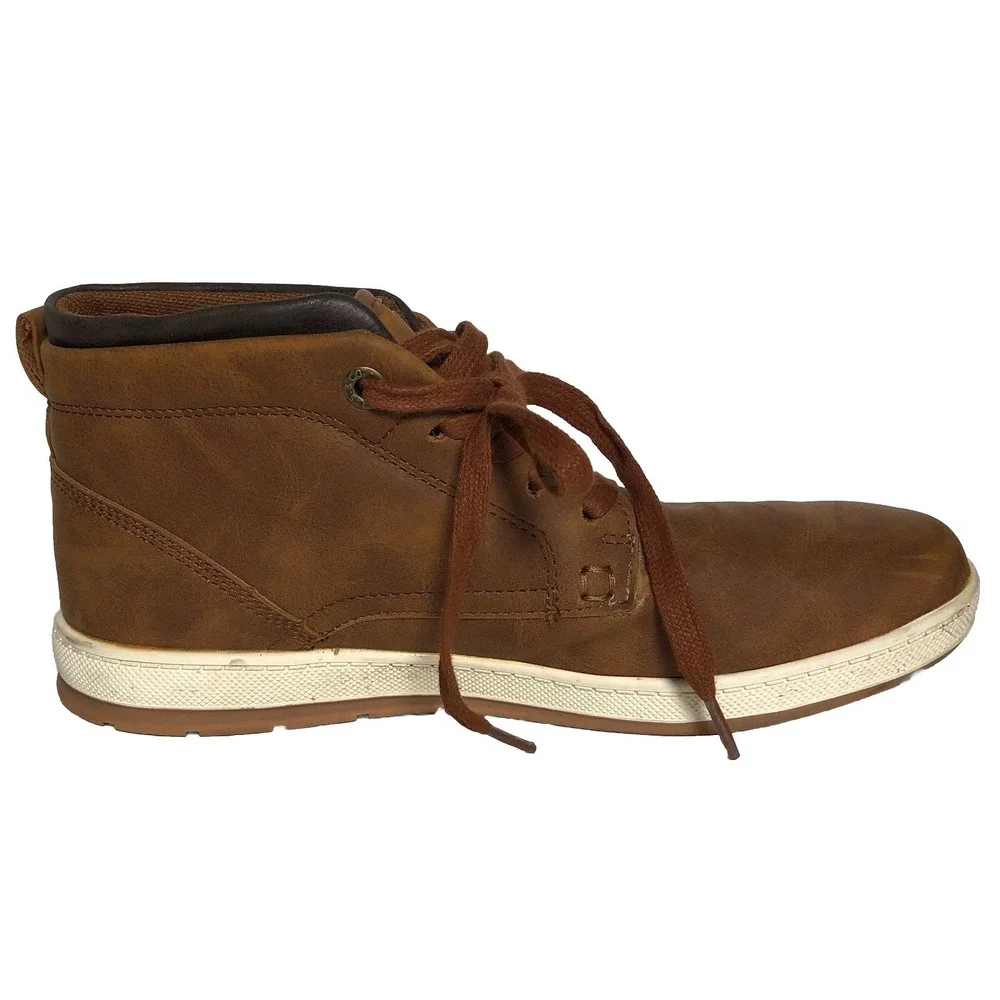Levi's Men's Brown Mid Top Sneakers Size 8 EUR 41‎ Casual Chukka Style Shoes